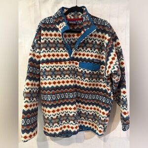 Patagonia Multicolor Patterned Fleece Pullover